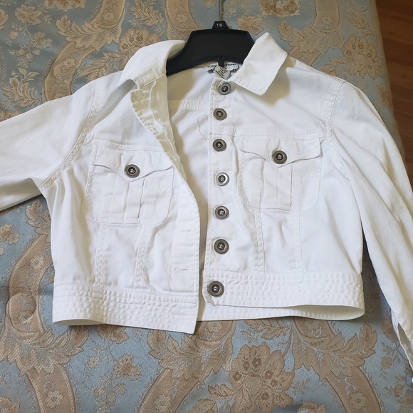 Covington Jackets & Blazers - White Short Jacket